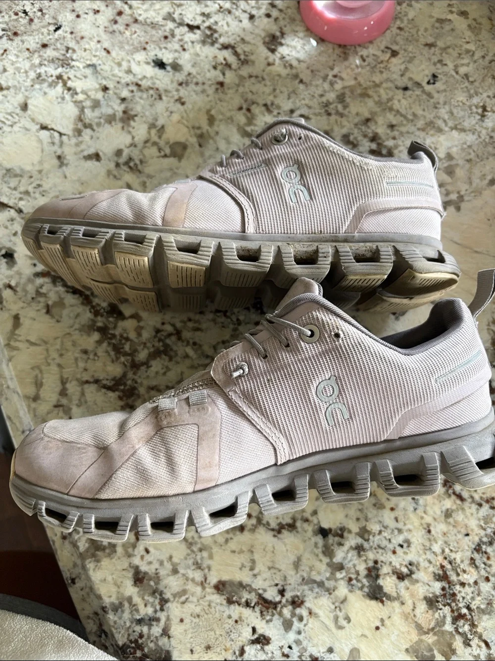 On Cloud Light Pink Athletic Sneakers - Picture 3 of 5
